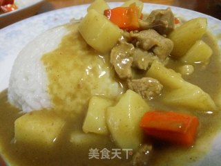 羊肉咖喱饭的做法