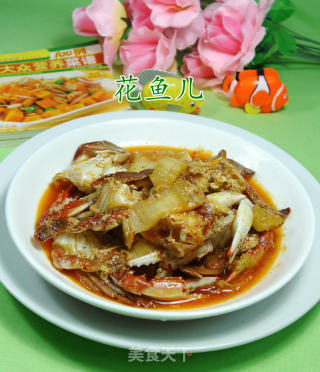 泡菜炒螃蟹的做法
