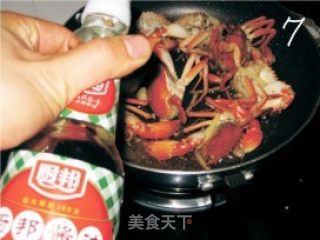 油焖肉蟹的做法步骤：2