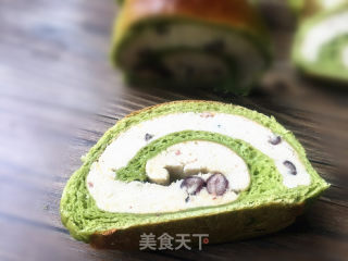 和风茶园面包的做法
