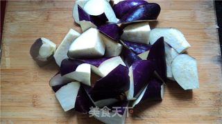 紫苏炒茄子的做法步骤：2