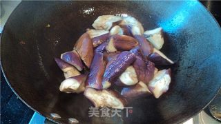 紫苏炒茄子的做法步骤：2