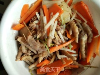 酸辣泡鸡脚的做法