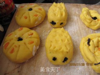 DIY南瓜小馒头的做法步骤：2