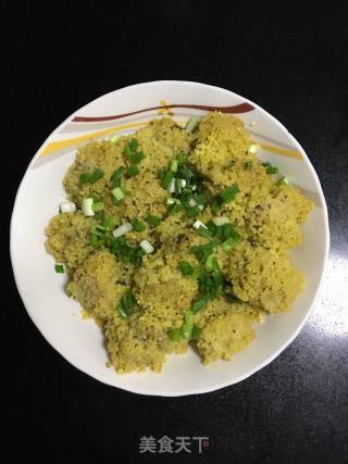 小米蒸排骨的做法