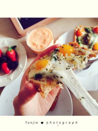 芦笋芝士吐司Pizza的做法