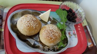 芝麻小面包的做法