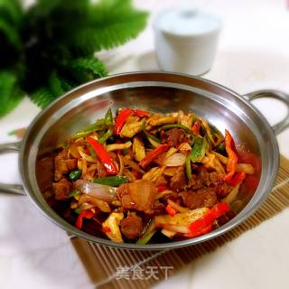 干锅杏鲍菇的做法