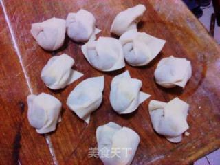 营养早餐——薄皮大馅猪肉馄饨的做法步骤：4