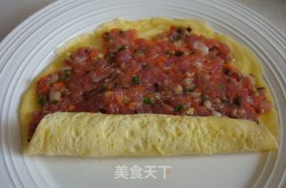 如意鸡蛋卷的做法步骤：2
