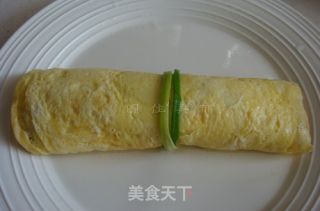 如意鸡蛋卷的做法步骤：2