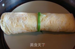 如意鸡蛋卷的做法步骤：2