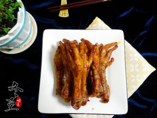 酱香烤鸡爪的做法