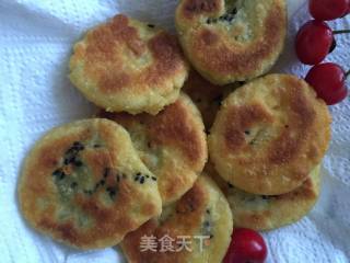 香糯奶香玉米饼的做法