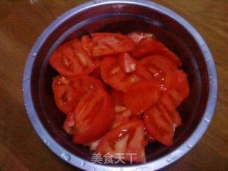 番茄鸡蛋南瓜面的做法步骤：2