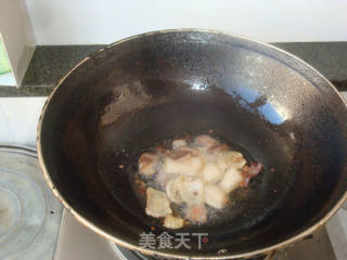 口蘑烧油菜的做法步骤：2