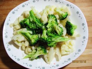 豉香双花的做法步骤：2