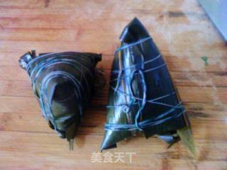 蛋香煎粽子的做法步骤：4