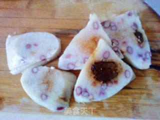 蛋香煎粽子的做法步骤：4