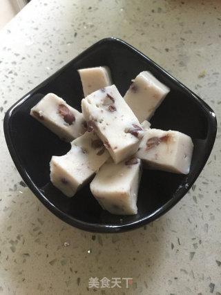 椰奶红豆糕的做法