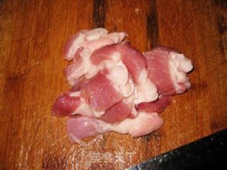 家常小炒——猪肉炒蕨菜的做法步骤：3