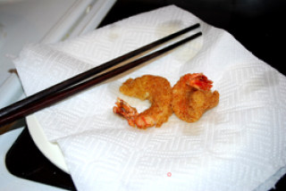 香酥炸虾的做法步骤：2