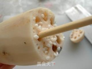 蜜汁蓝莓莲藕的做法步骤：2