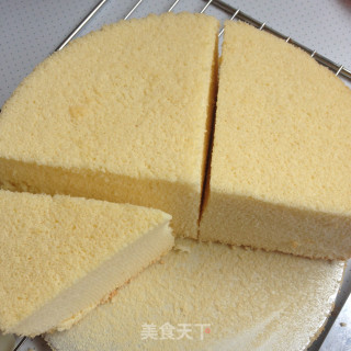八寸戚风蛋糕的做法