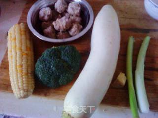杂蔬肉丸煲的做法步骤：2
