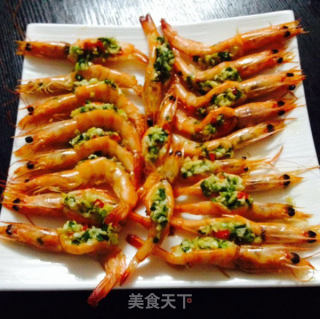 蒜蓉烤虾的做法