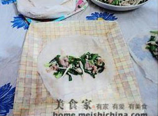生煎春卷的做法步骤：3