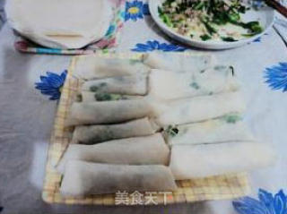 生煎春卷的做法步骤：3