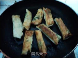 生煎春卷的做法步骤：3