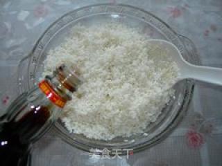 蜜汁梅肉荷叶饭的做法步骤：5
