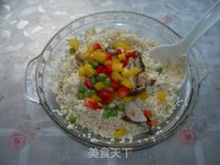蜜汁梅肉荷叶饭的做法步骤：5