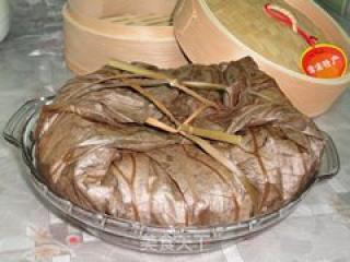 蜜汁梅肉荷叶饭的做法步骤：5