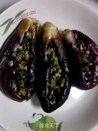 蒜茄子的做法