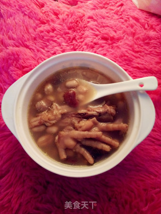 眉豆扁豆鸡脚汤的做法