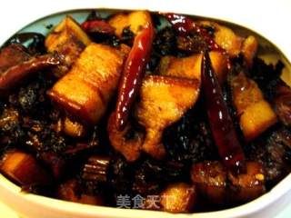 家常菜“梅干菜烧肉”的做法步骤：3