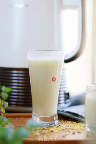 小米山药养胃豆浆