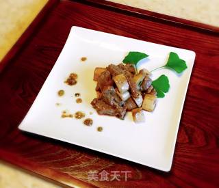 杏鲍菇黑椒牛肉粒的做法