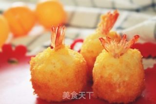 土豆泥虾球的做法
