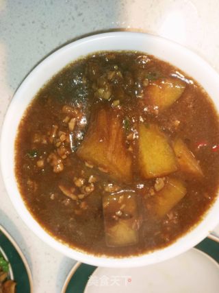 酱香肉沫冬瓜的做法
