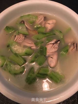 丝瓜浸生蚝的做法