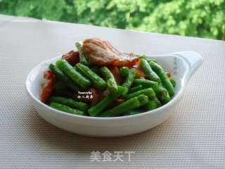 豆角炒肉的做法