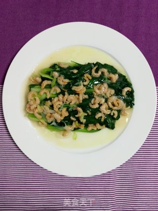海米油菜的做法