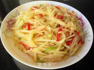 酸辣土豆丝的做法