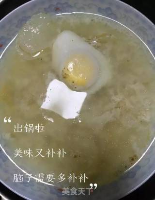 蒸天麻肉沫土鸡蛋的做法