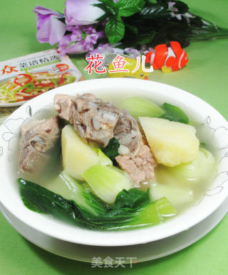 青菜土豆龙骨汤的做法