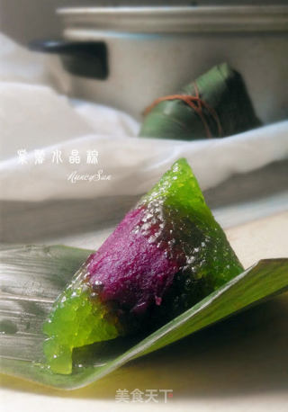 晶莹剔透——紫薯水晶粽的做法